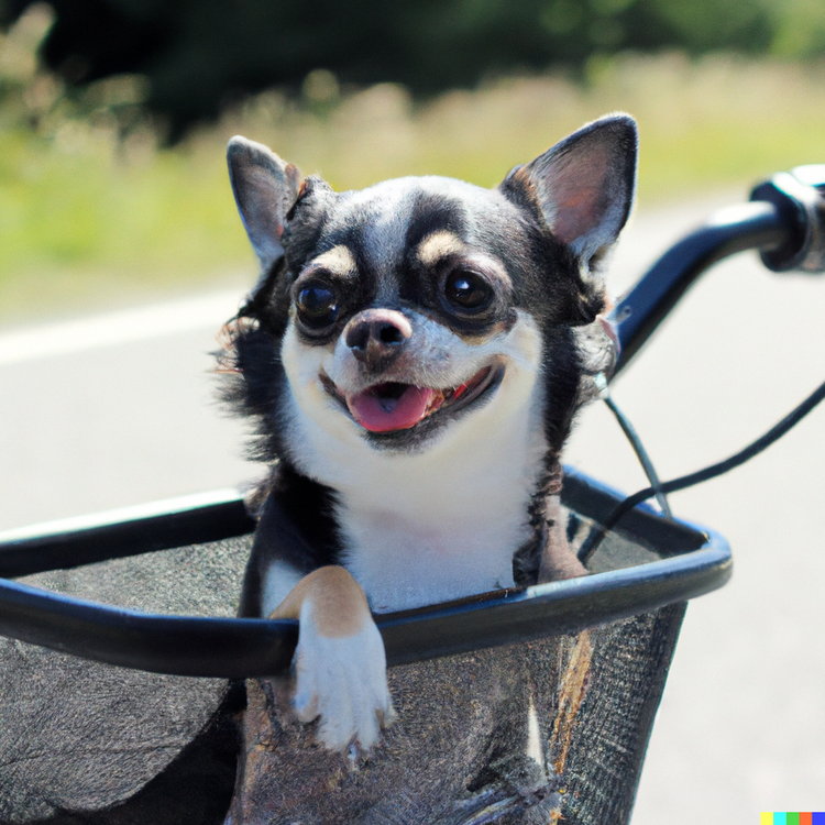 photo chihuahua in a bike basket enjoying himself_1.png